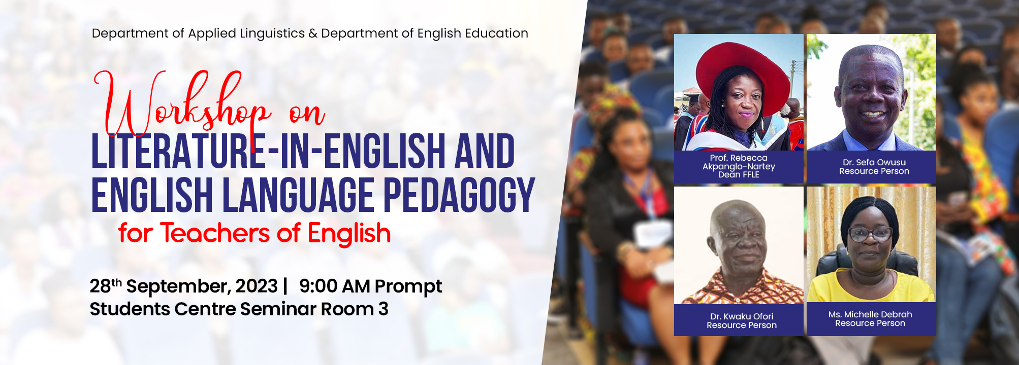 Workshop on Literature-In-English and English Language Pedagogy for Teachers of English