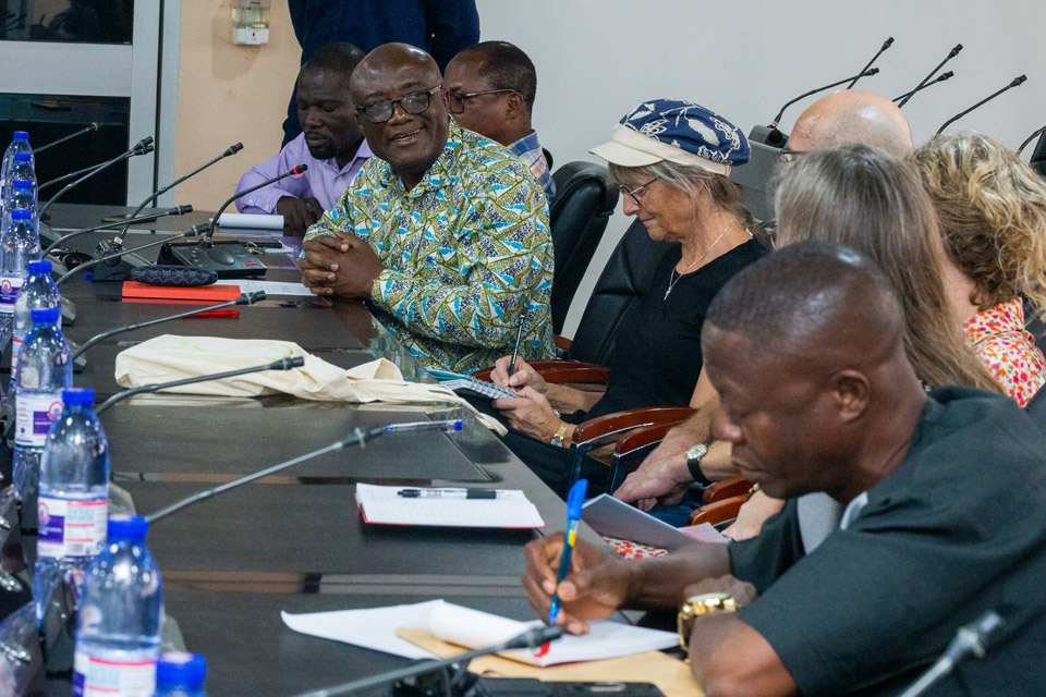 Professor C. K. Assuah, third from left