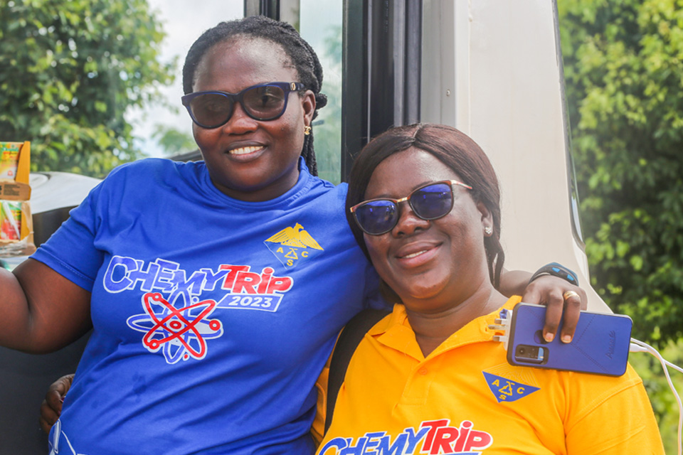 Mrs. Nelly Adjoa Sakyi-Hagan (right) and Dr. (Mrs.) Charity Esenam Anor