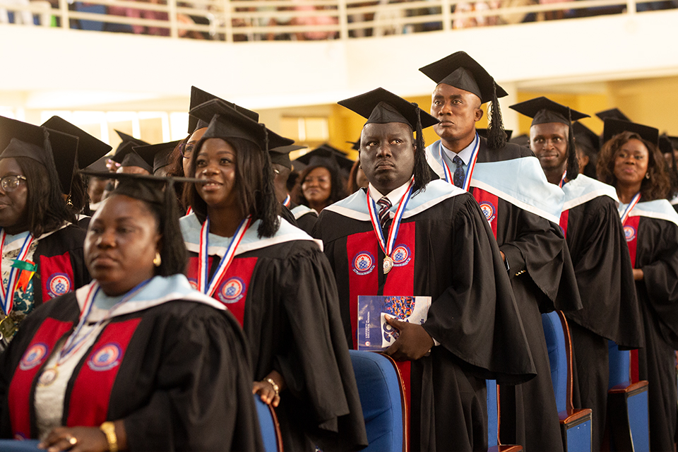 A cross-section of some postgraduate graduands 