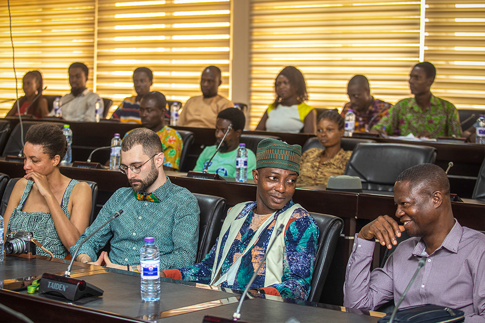 Trainers and trainees at the Council Chamber for the official launch 