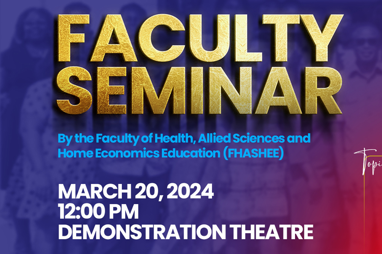 FHASHEE Seminar Invitation