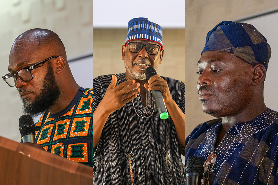 From L-R: Prof. Benjamin Ghansah, Prof. Issifu Yidana and Dr. Ben-Bright Benuwa 