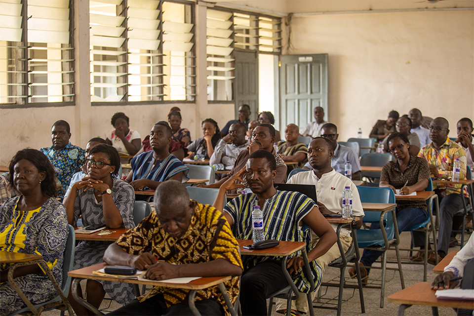 A cross-section of attendees at the seminar 