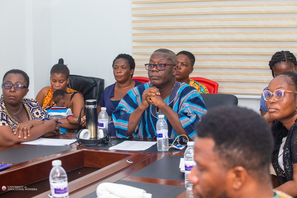 Participants at a focus group session 