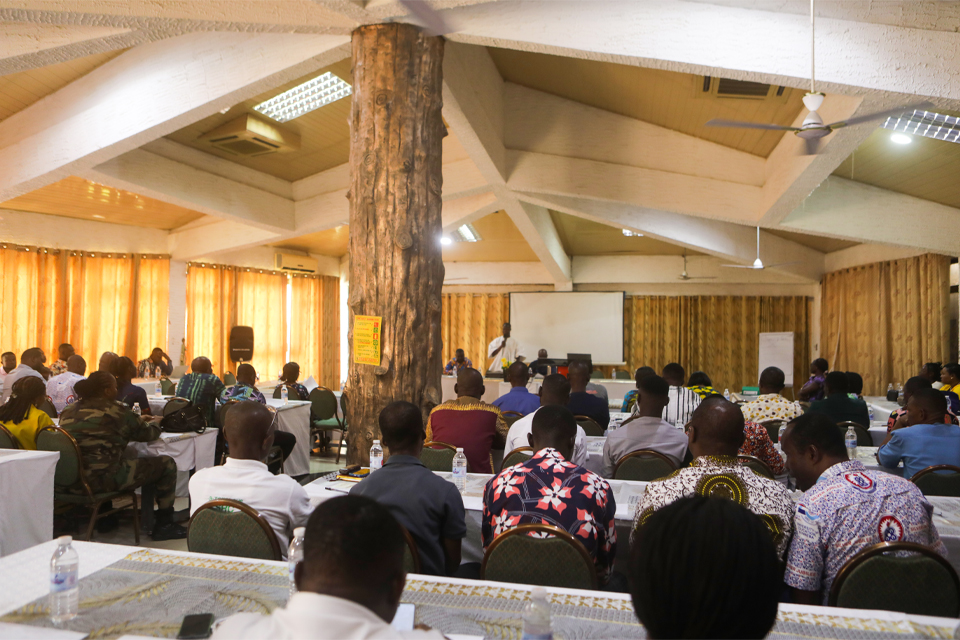 Prof. Duku giving participants a glimpse of his vision for CODeL