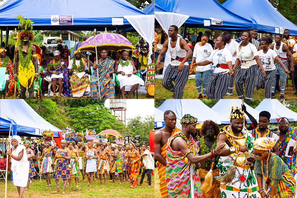 Scenes from the Grand Durbar showcasing Ghana's rich cultural diversity