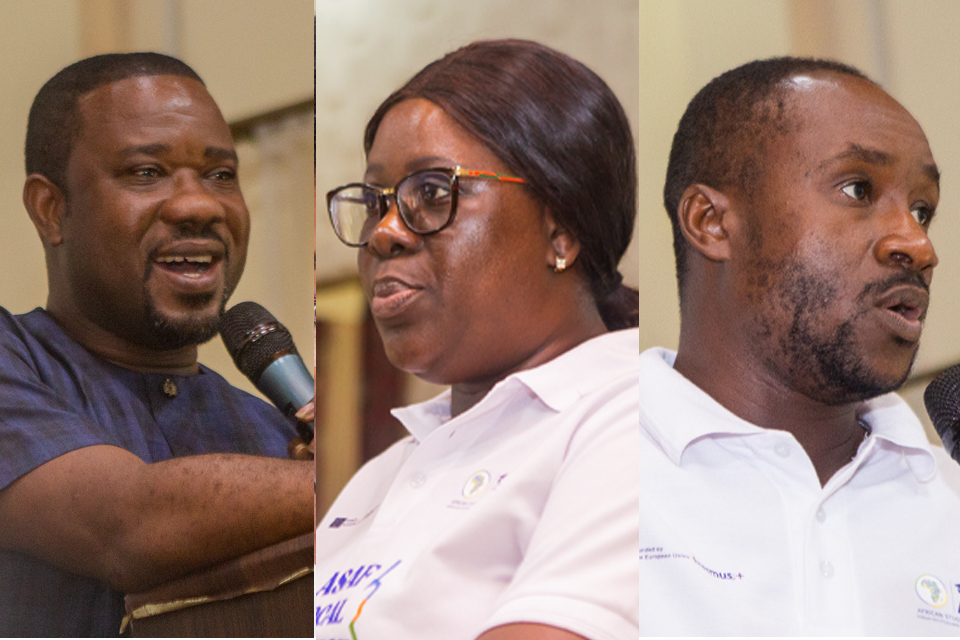 From L-R: Prof. Evans Asante, Dr. (Mrs.) Nelly Adjoa Sakyi-Hagan and Dr. Felix Kwabena Donkor