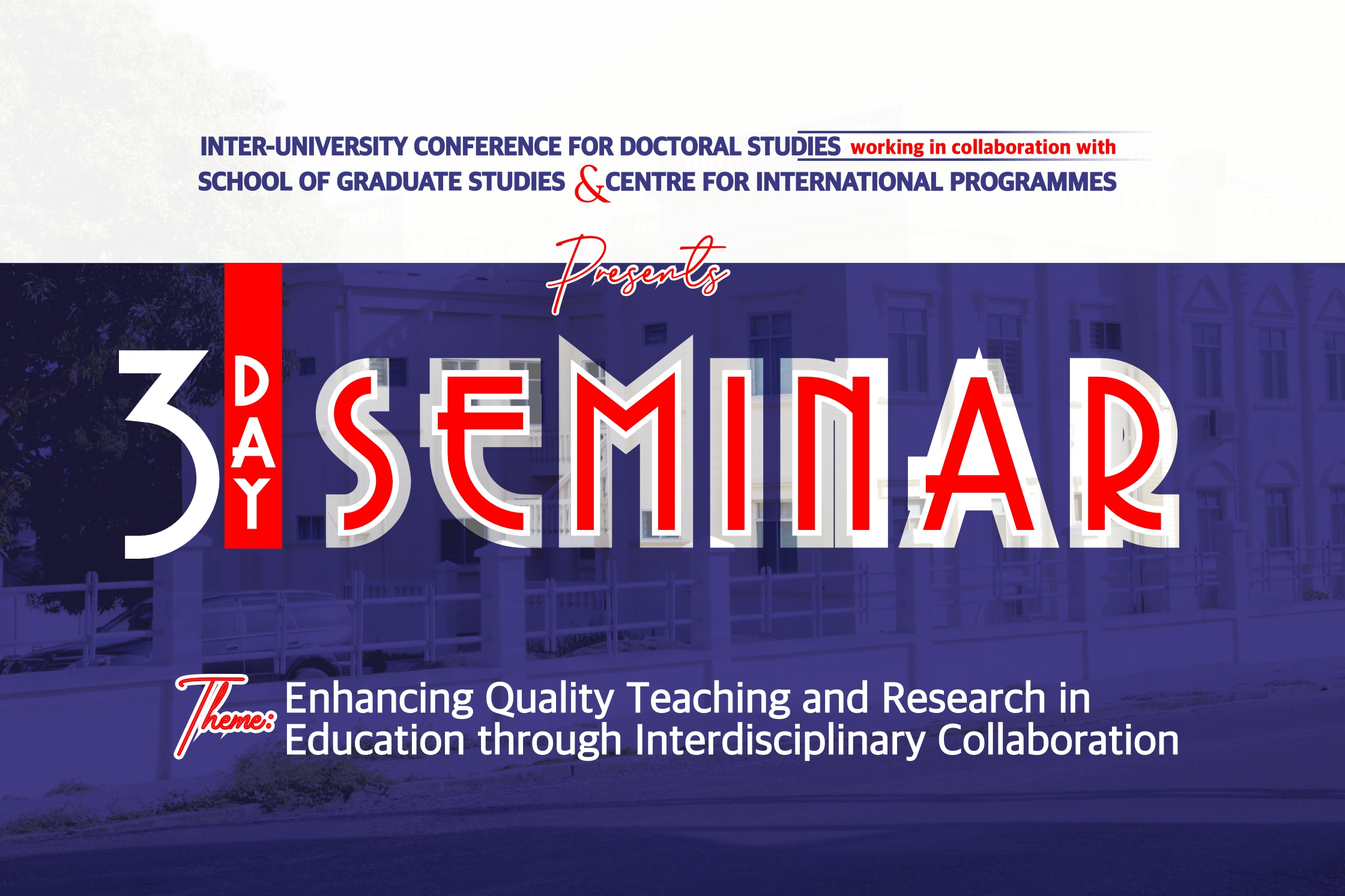 3-Day Seminar | Cover