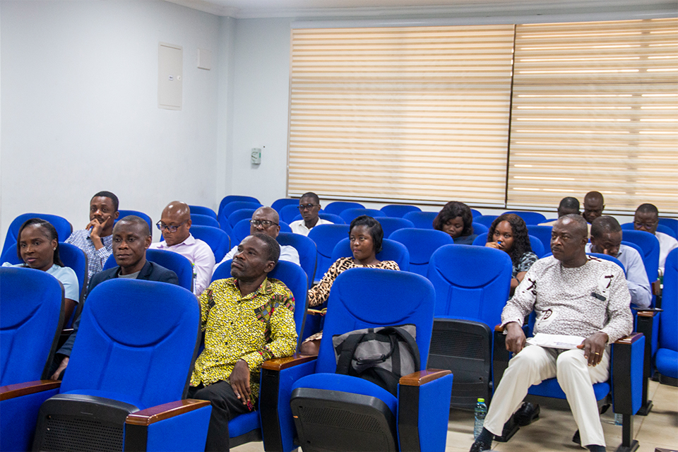 A cross-section of Finance staff who graced the event