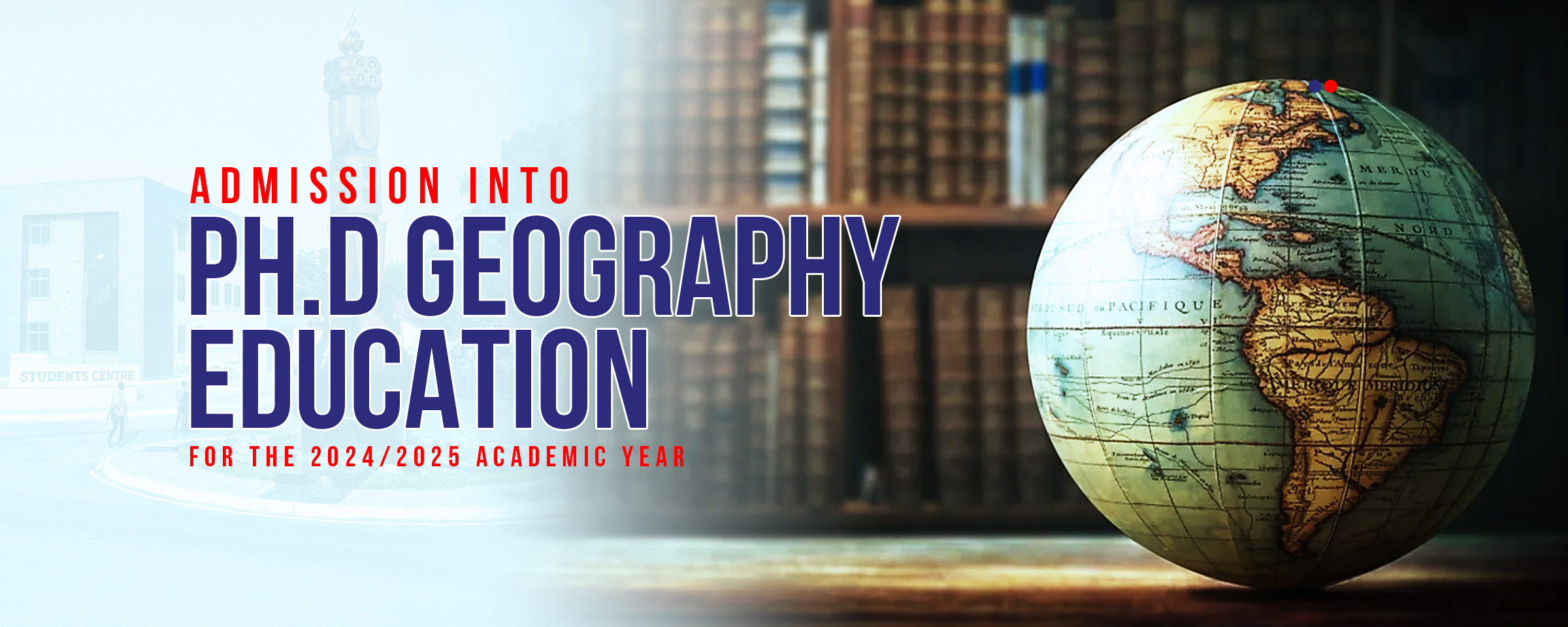 Ph.D Geography Education Banner