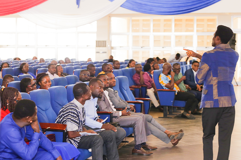 A cross-section of participants at the Jophu Anamuah-Mensah Conference Centre