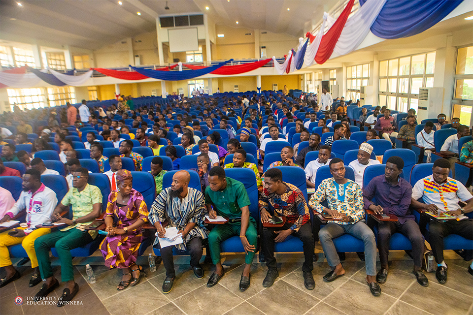 A cross-section of participants at the Jophus Anamuah-Mensah Conference Centre