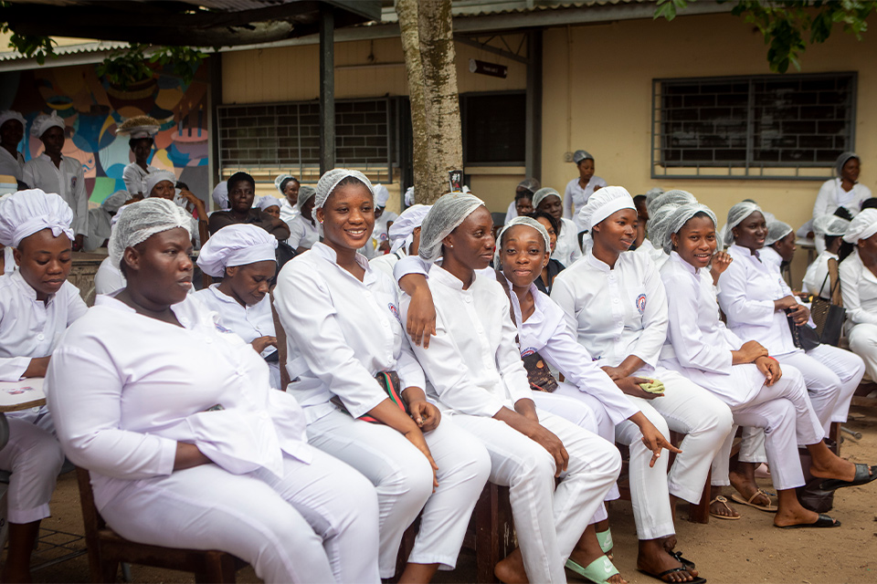 A cross-section of Food and Nutrition students 