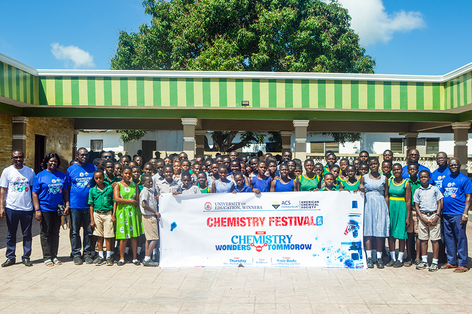 A group picture with the JHS students after the event