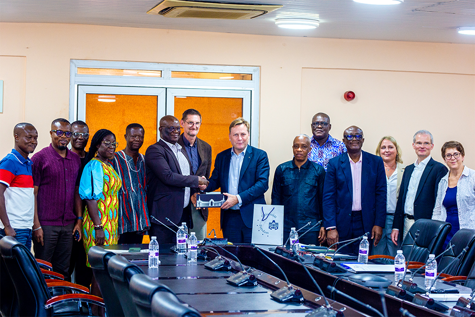 UEW Management and the UP delegation in a pose after the meeting 