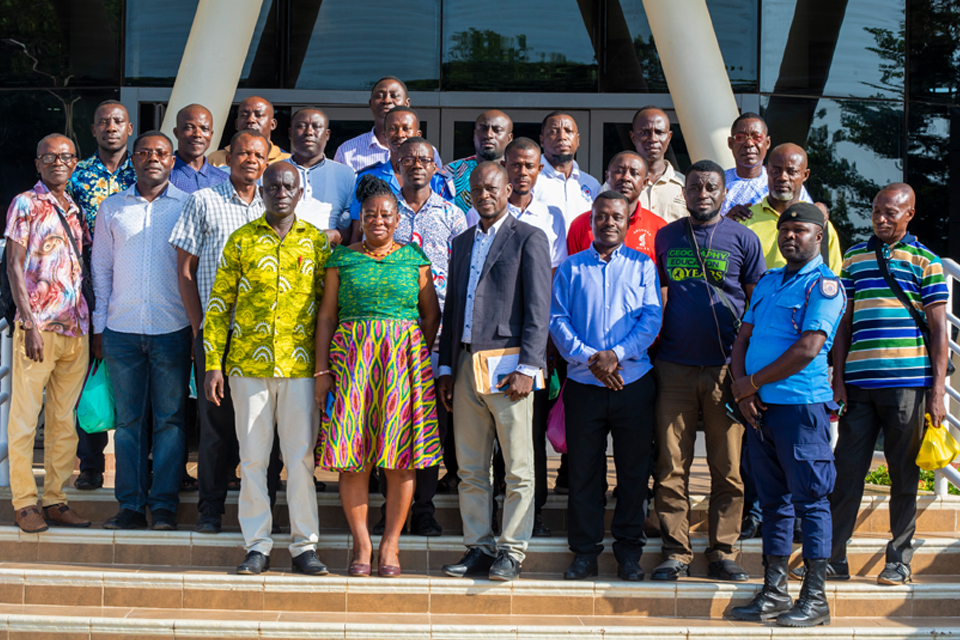 A group picture after the training 