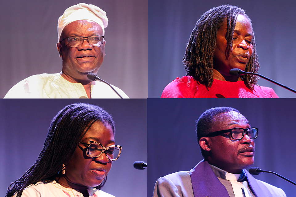 From top L-R: Prof. Victor Antwi, Mrs. Wilhelmina Tete-Mensah, Rev'd. Dr. Joseph Nana Annan and Prof. Rebecca Akpanglo-Nartey