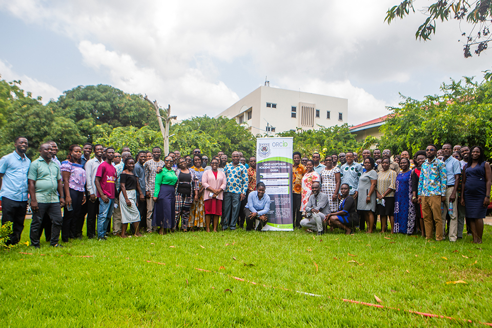 A group photograph after the training