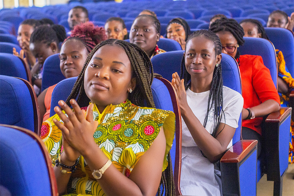 A cross-section of students who attended the ceremony 