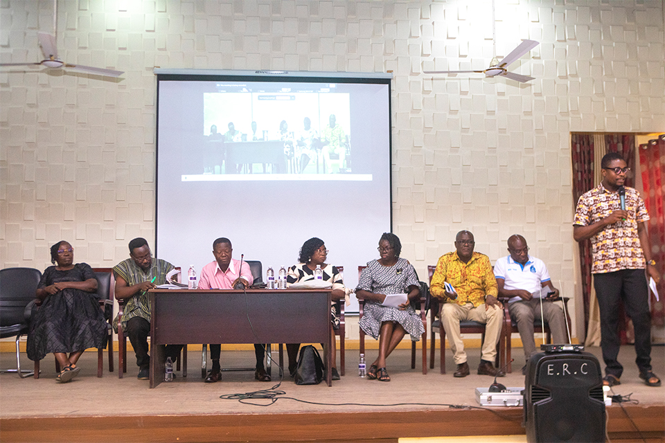 A cross-section of the UEW Alumni Reorganisation Committee members