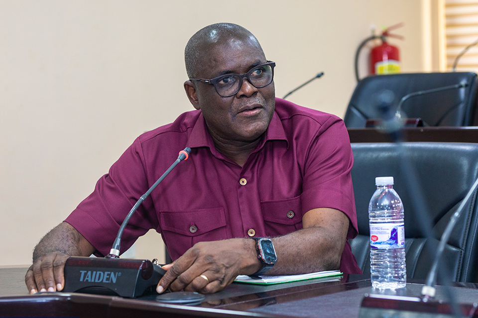 Mr. Steve van Kamassah, Deputy Registrar at the Division of Publications and Communication