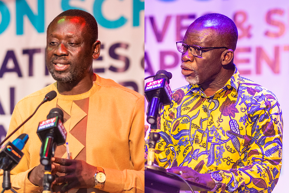 Mr. Abdulai Zakari and Mr. James Aboagye (from left to right)