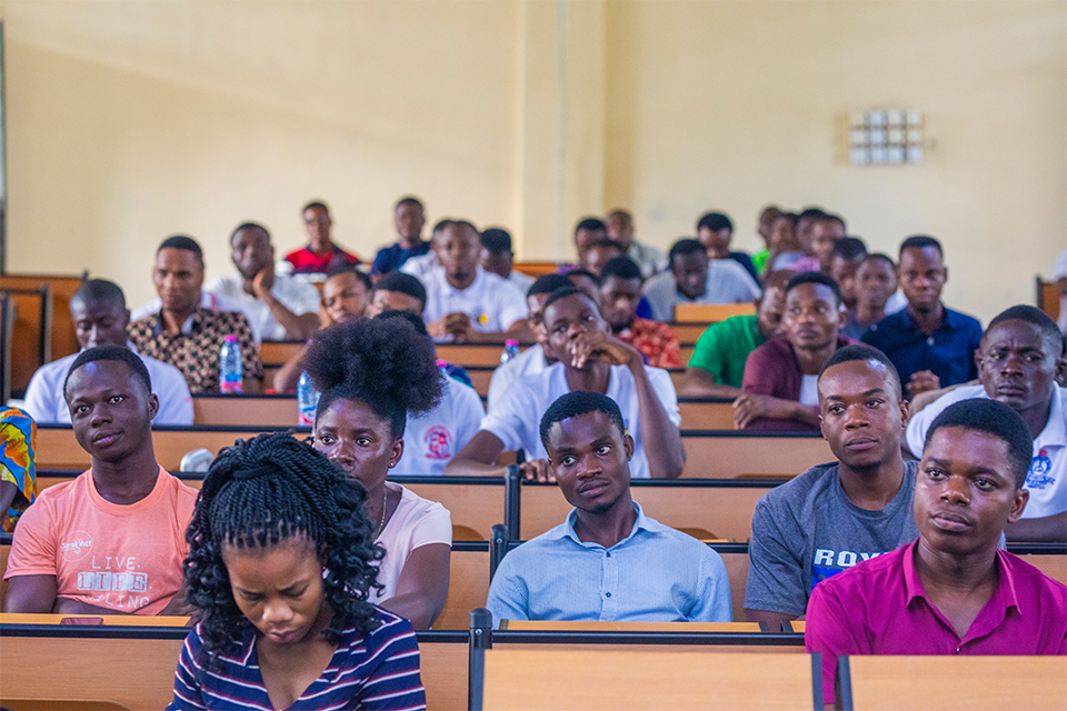 A cross-section of students