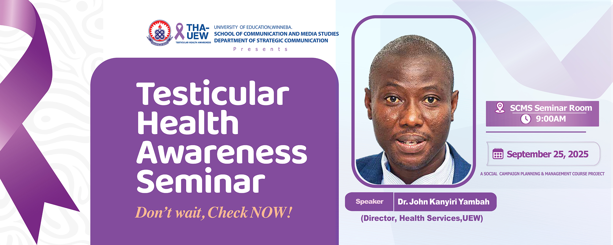 Testicular Health Awareness Seminar