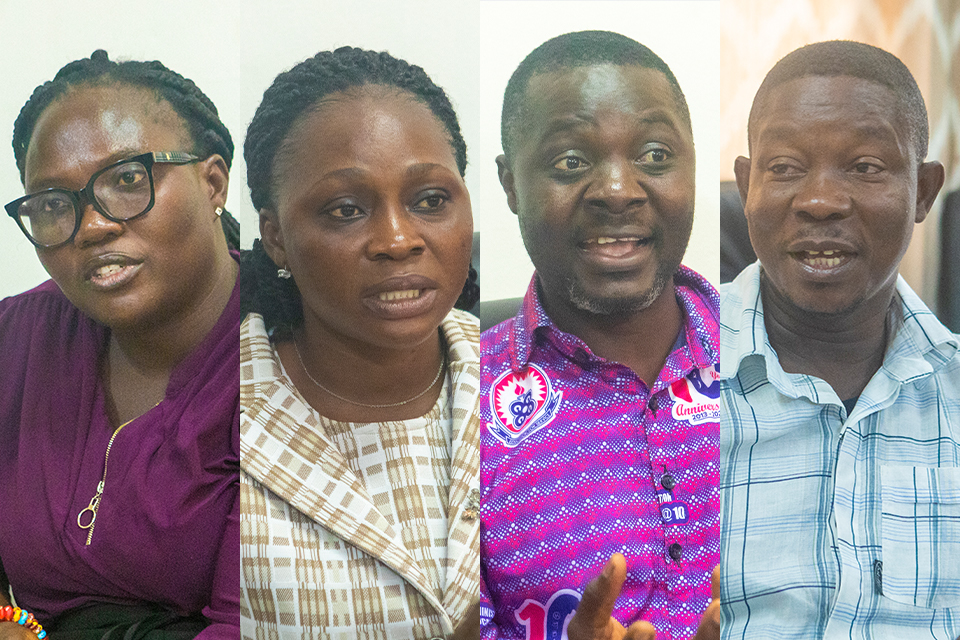 From L-R: Dr. Charity Esenam Anor, Dr. Medina Srem Sai, Dr. Richard Osei Agjei and Dr. Philip Siaw Kissi