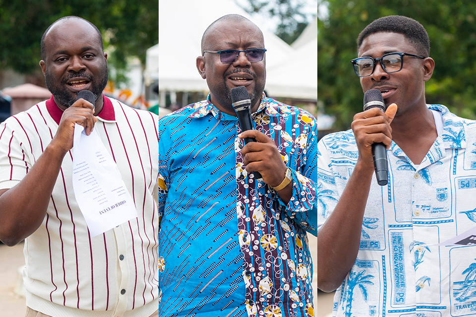 From L-R: Mr. Ebenezer Kow Abraham, Dr. Theophilus Mensah and Mr. Edward Buxton 