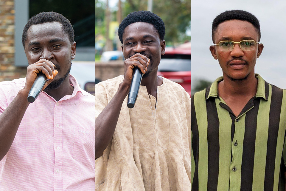 James Wofa Ampiah, Martin Tetteh Narh and Emmanuel Akwasi