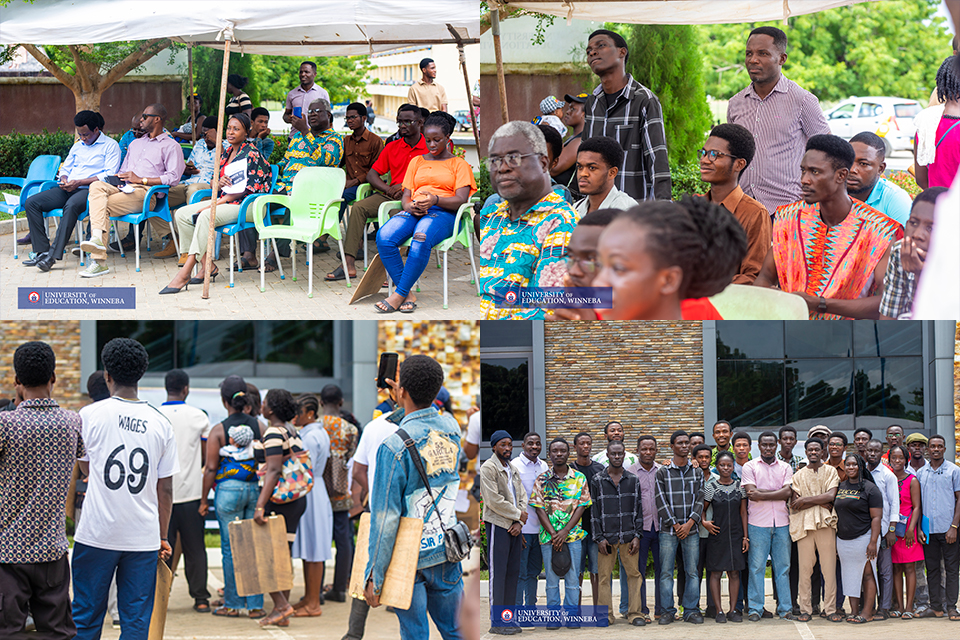 An image showing faculty members, students and visitors who graced the occasion