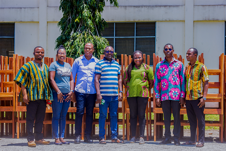 SPED faculty members posing together after the event