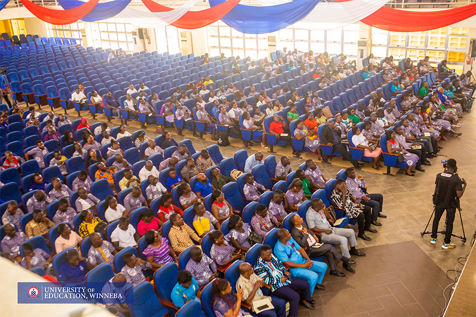 An aerial view of participants 