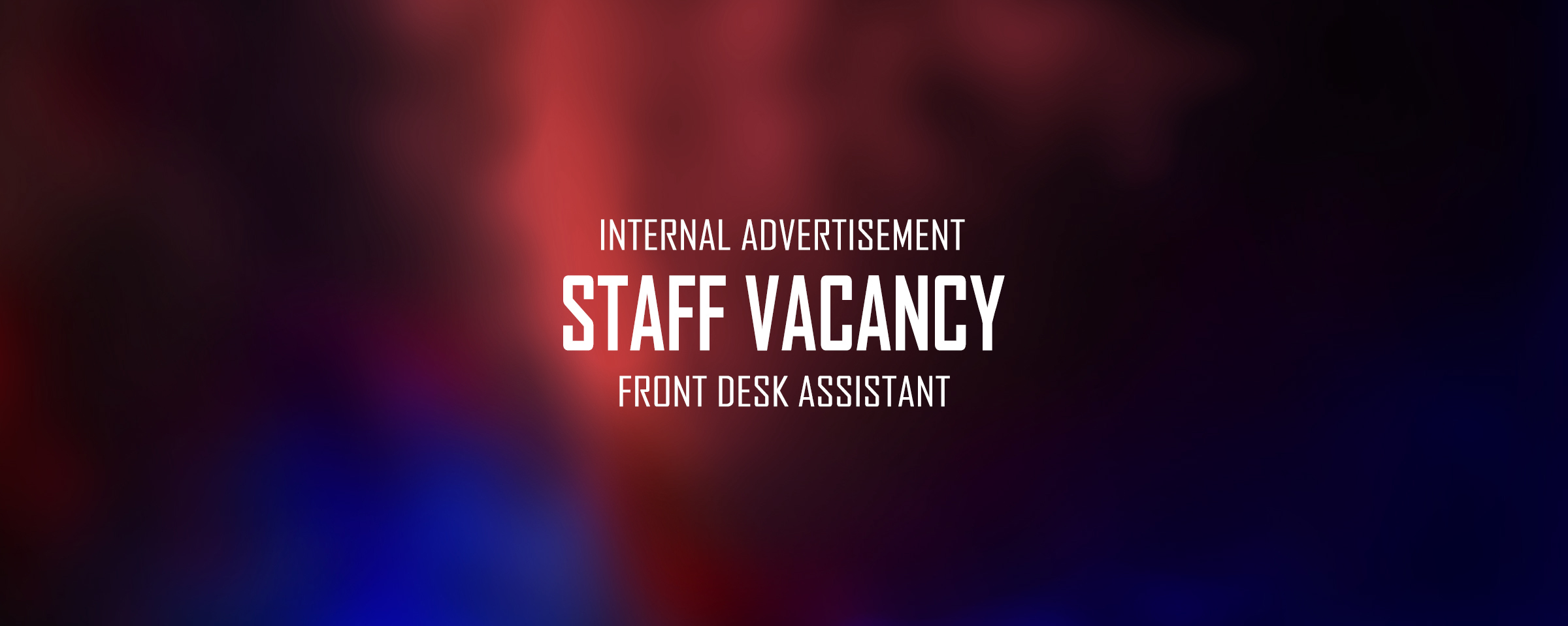 Internal Advertisement