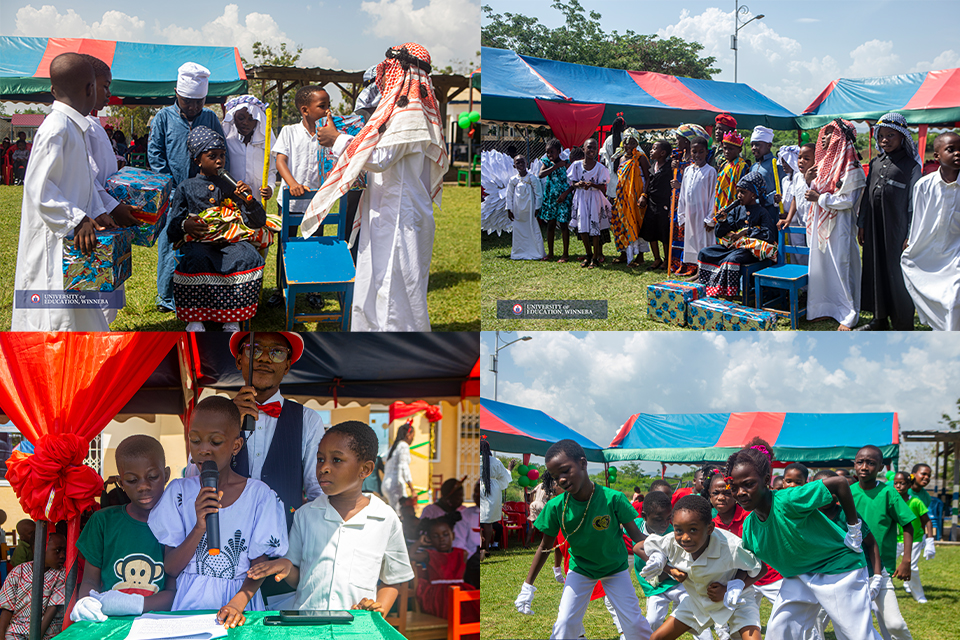 A picture showing the various activities carried out during the event