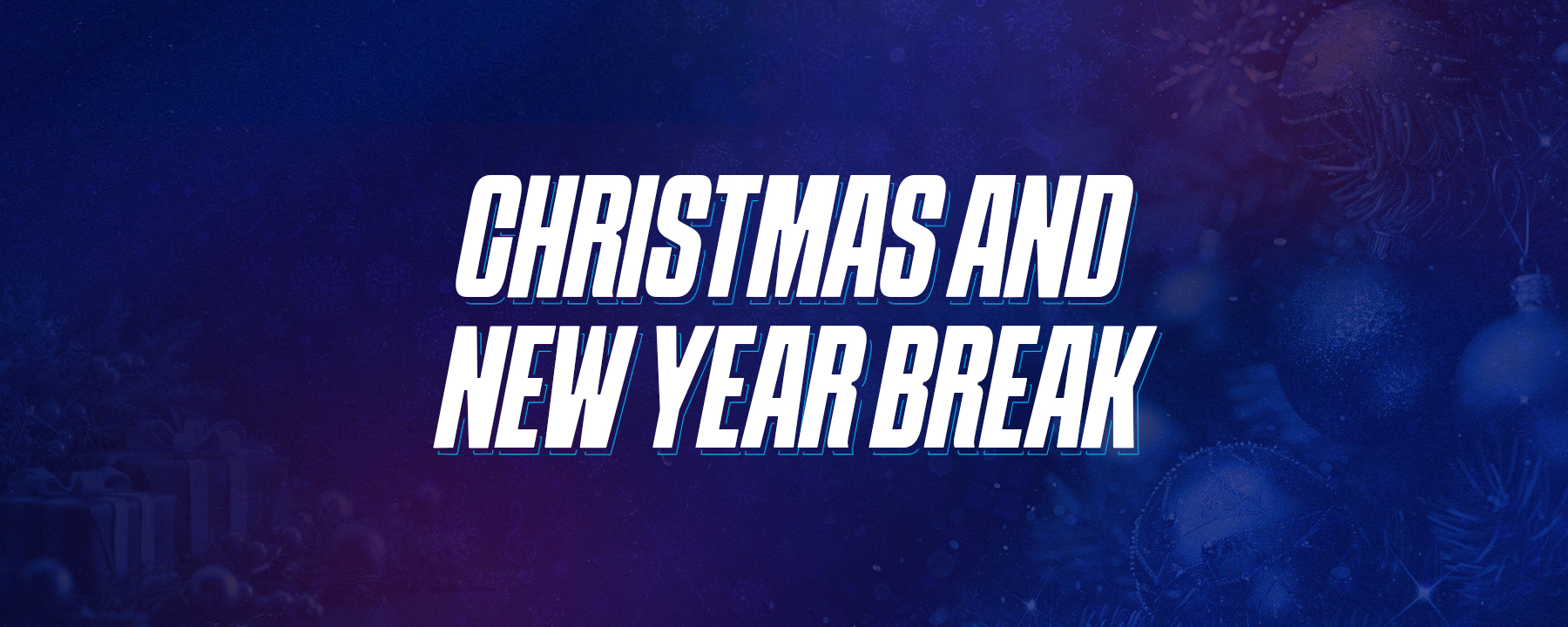 Christmas and New Year Break