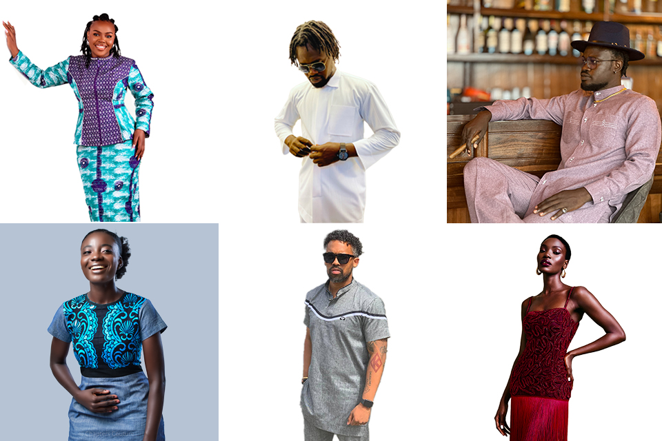 Fashion enthusiasts showing off Chapters Couture collections