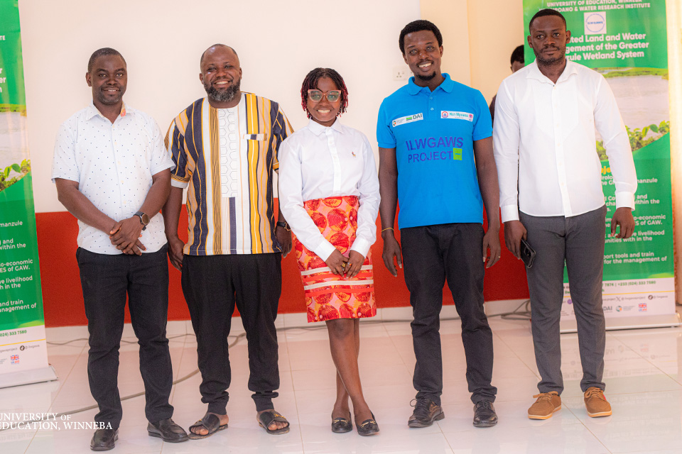 Hen Mpoano members pose for a group photograph 