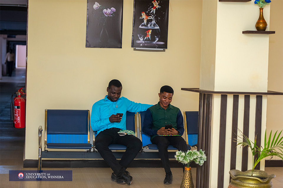 An aerial view of the reception