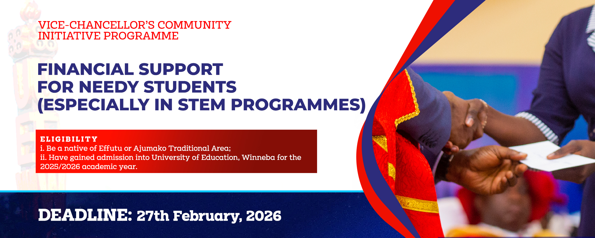 VCCIP | Financial Support for Needy Students