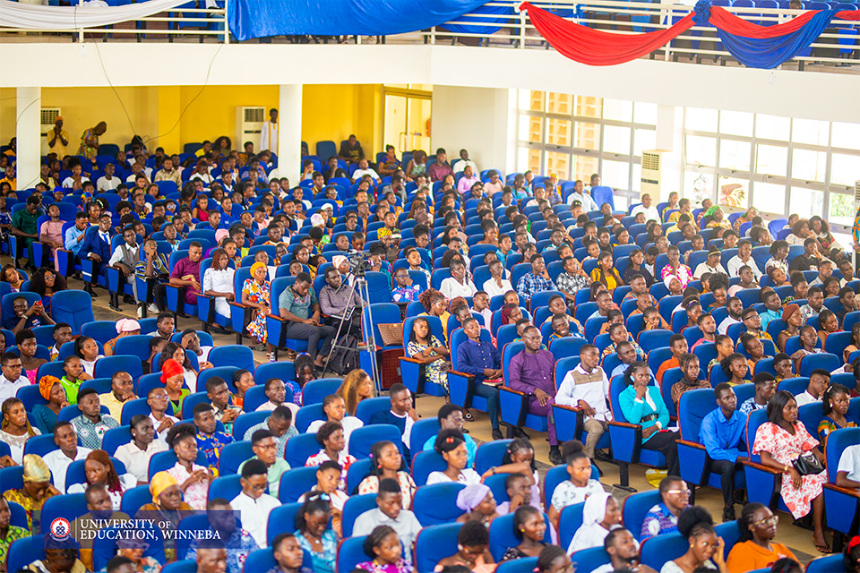 An aerial view of the attendees