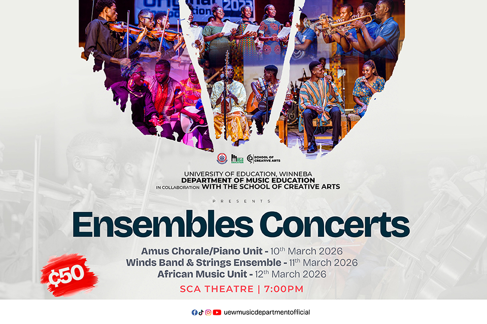 Ensembles Concert Series by the Department of Music Education