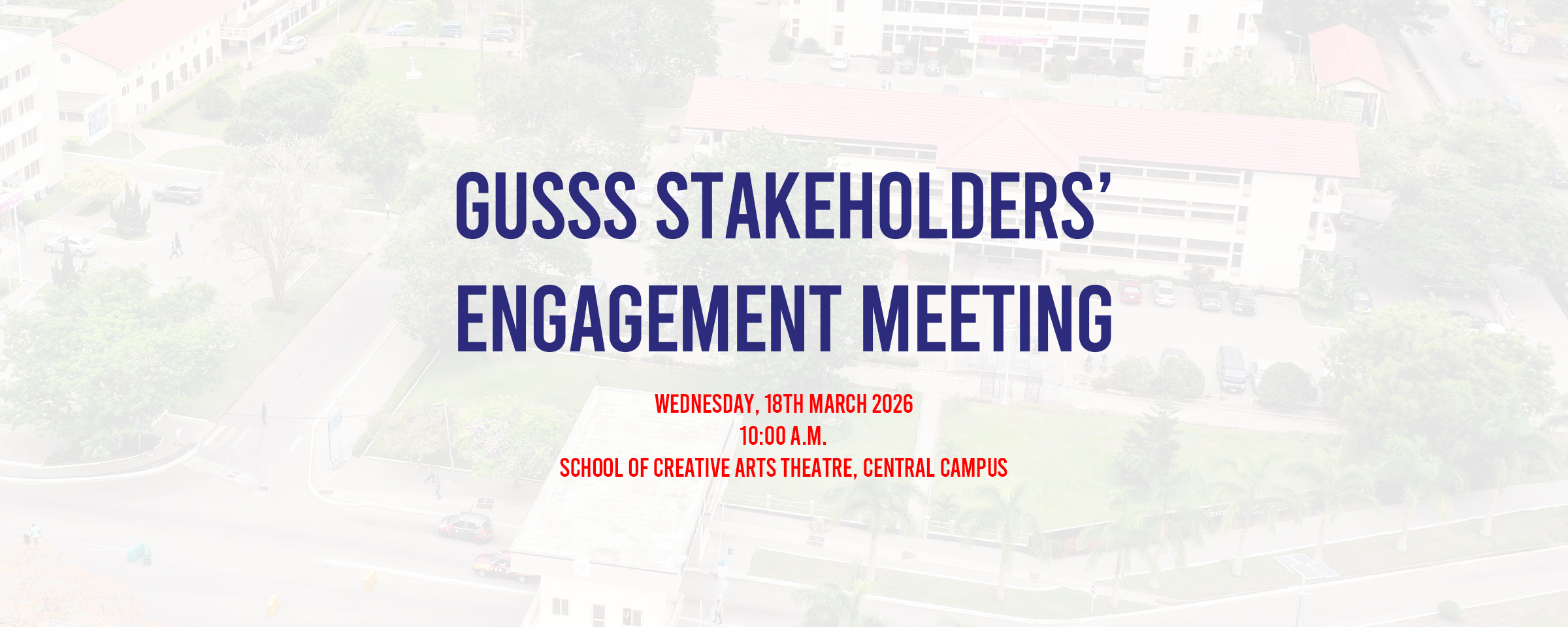 GUSSS Stakeholders’ Engagement Meeting