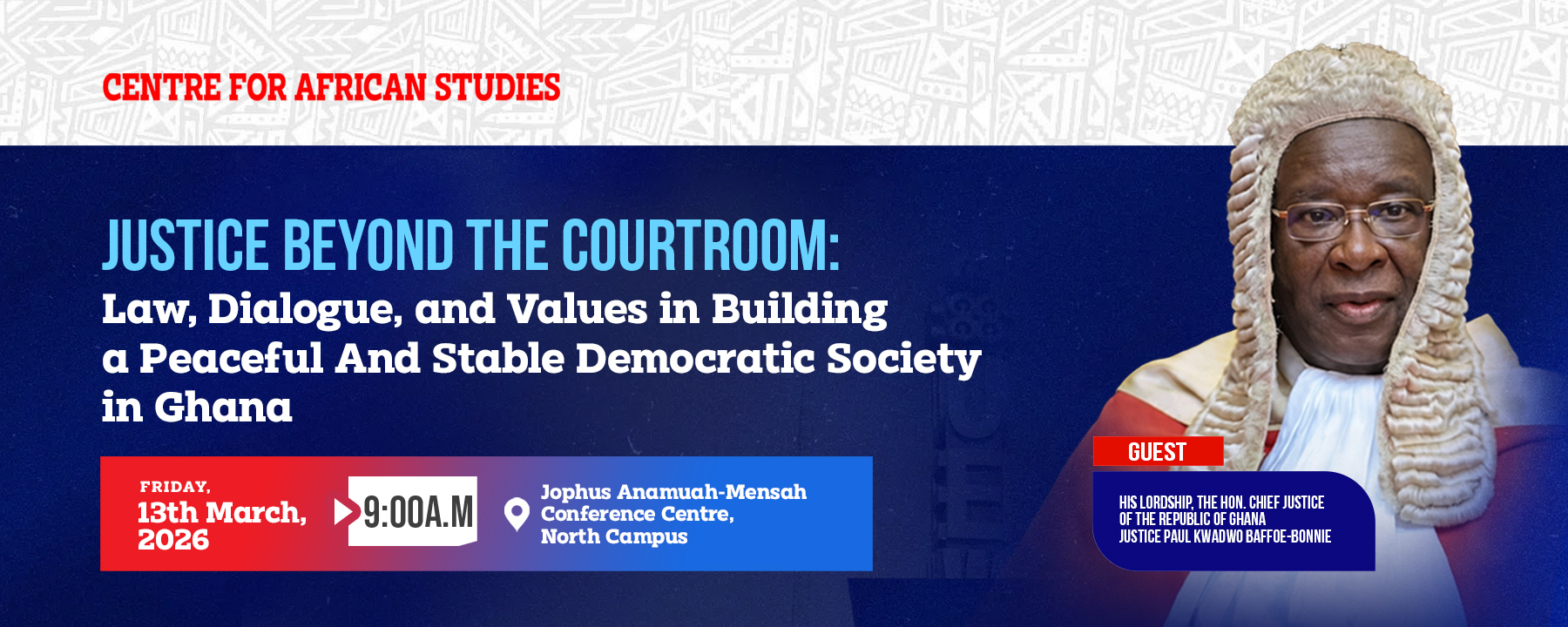 Justice Beyond the Courtroom - A Seminar by the Centre for African Studies