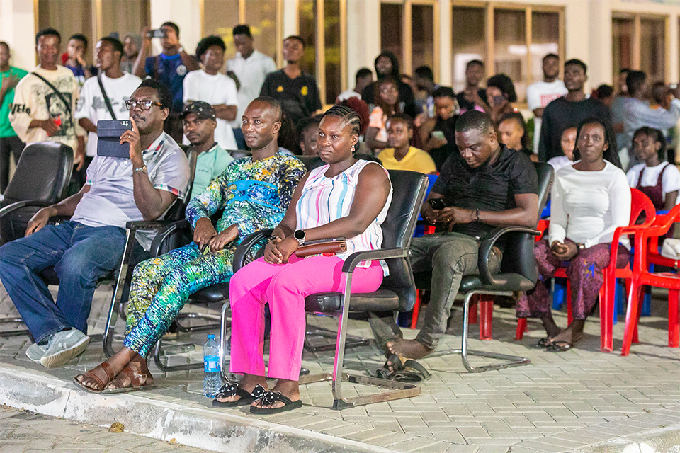 A cross-section of distinguished guests and faculty members