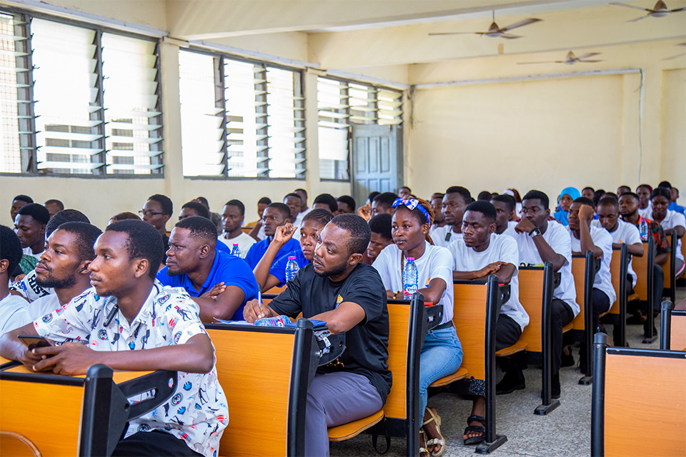 A cross-section of students 