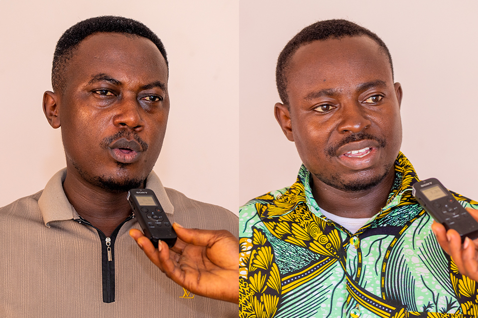 Mr. Rexford Owusu Okyireh (left) and Dr. Enusah Abdulai 