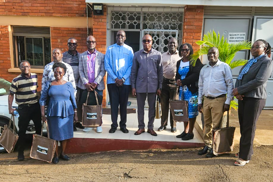 UEW delegation from L-R: Ms. Florence Esi Nyieku, Dr. Stephen Twumasi Annan, Prof. Benjamin Ghansah and Dr. Francis Adarkwah